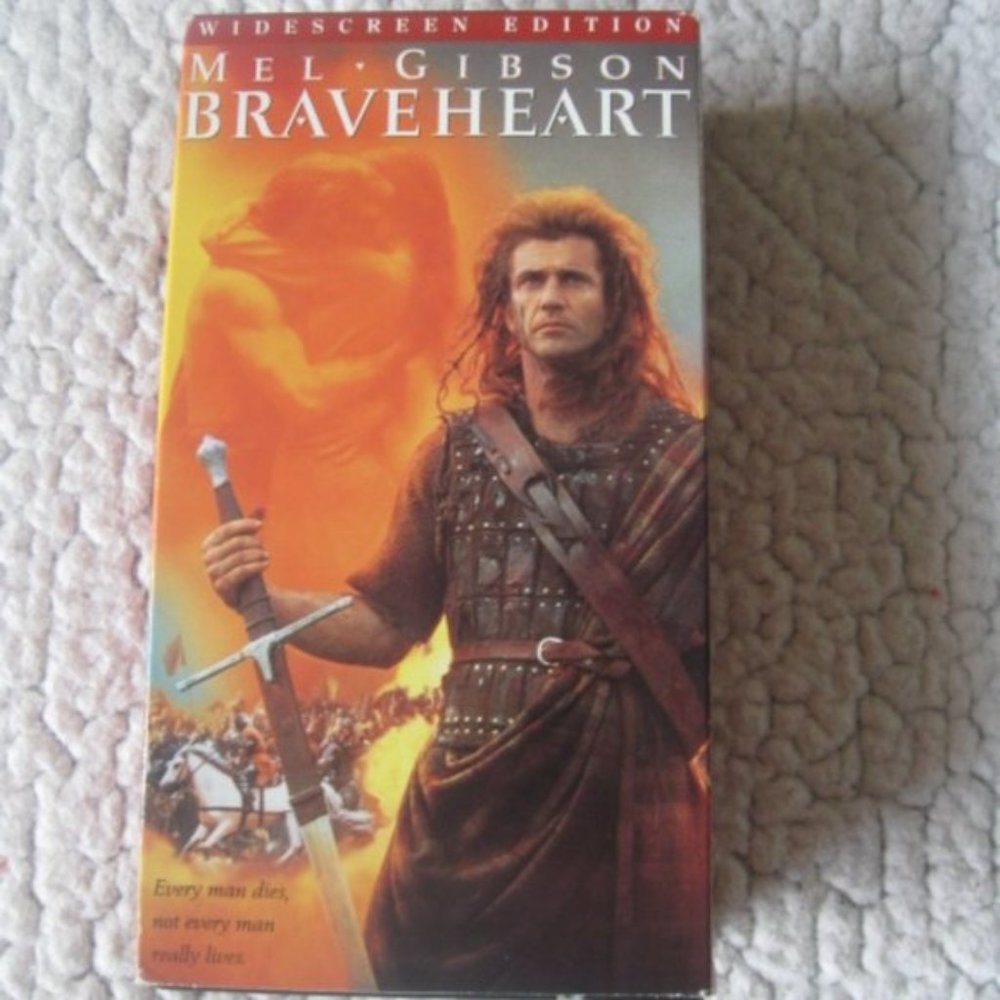 Braveheart Widescreen VHS Tapes